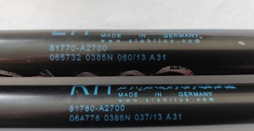 KIA CEED 2 II GT TLUMIČE VZPĚRY/TLAKOVAČE KRYT ZADNÍ 81770-A2700 81780-A2700