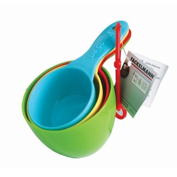 Zestaw miarek miarka miarki 250ml 125ml 85ml 65ml
