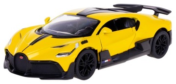 BUGATTI DIVO MODEL METALOWY KINSMART 1:36 ŻÓŁTY