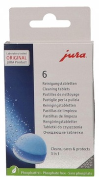 3- fazowe tabletki czyszczące Jura 6szt