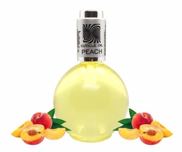 Oliwka do Skórek i Paznokci 75ml duża kula zapachowa PEACH brzoskwinia