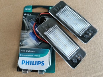 2 LAMPY TABULKY LED OPEL ZAFIRA C ASTRA J KOMBI