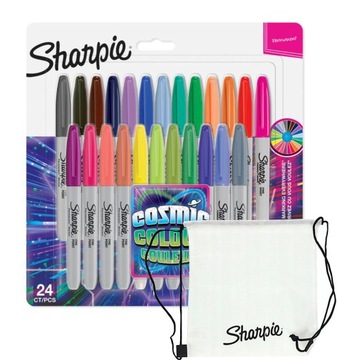 Zestaw markerów KREATYWNYCH Sharpie Cosmic Colour 24 sztuki NA PREZENT