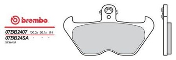 BREMBO 07BB2407 Комплект тормозных колодок