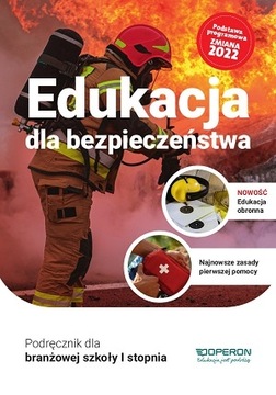 EDUKACJA DLA BEZPIECZEŃSTWA podręcznik OPERON 2023 SBR