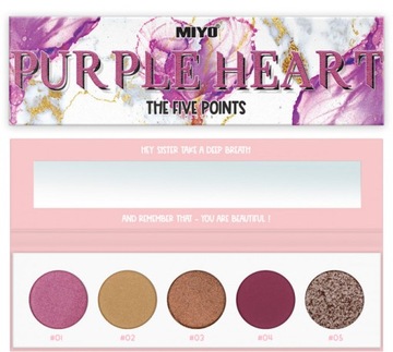 MIYO paleta cieni Five Points 27 PURPLE HEART
