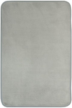 40x60 cm ANTYPOŚLIZGOWY DYWANIK ŁAZIENKOWY SZARY
