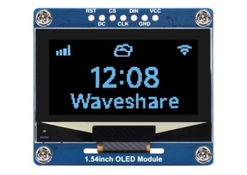 Wyświetlacz OLED 1.54 inch niebieski Display Module, 128×64 , SPI / I2C