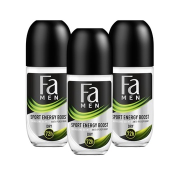 Fa Men Dezodorant w kulce Xtreme Sport 50ml x3