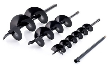 БЕНЗИНОВАЯ БУРА НА 2 ЧЕЛОВЕКА + 3 БУРА 10/15/20 СМ + МАСЛО