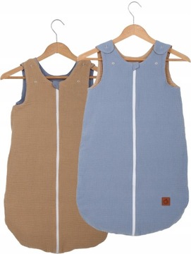 ŚPIWOREK MUŚLINOWY DO SPANIA NIEMOWLĘCY BAWEŁNA 100% BABYMAM