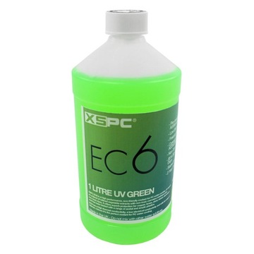 XSPC EC6 Coolant UV-Green 1 Litr- zielony, UV płyn chłodzący
