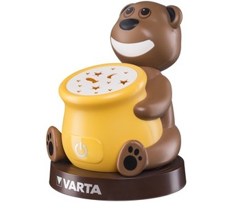 Projektor dziecięcy Lampka Varta Miś Paul lampka LED 3xAA