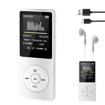 ZESTAW ODTWARZACZ MP3 BLUETOOTH5.0 WALKMANA RADIO