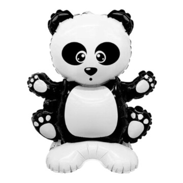 BALON FOLIOWY STOJĄCY PANDA ZWIERZĘTA ZOO PRZYJĘCIE URODZINY DEKORACJA