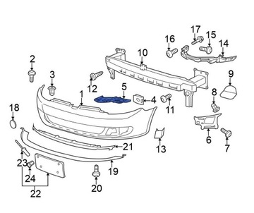DRŽÁKY VÝZTUHA DRŽÁK NÁRAZNÍKU VW GOLF VI 6 2008-2012 ZA 8KS