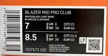 Buty Nike Blazer MID Pro Club r. 40