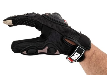 RĘKAWICE LETNIE KRÓTKIE DOTYKOWE MOTOCYKL M