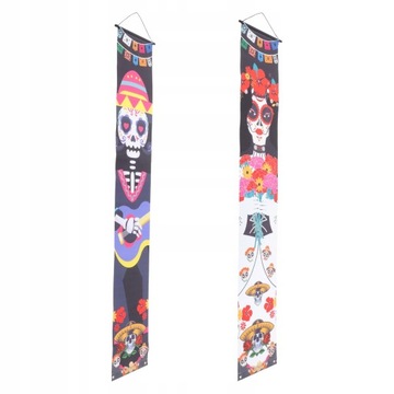 Мексиканская уличная вывеска Dia De Los Muertos Decor
