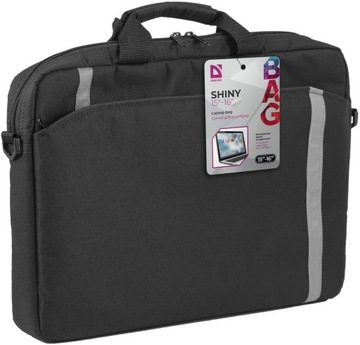 TORBA DEFENDER SHINY CZARNA 15,6