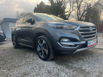 Hyundai Tucson III SUV 1.7 CRDi 141KM 2018 Hyundai Tucson 80000km. AUTOMAT-KAMERA-XENON-NAVI Salon-Pełny Serwis ASO, zdjęcie 2