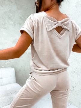 ЖЕНСКИЙ ВЕЛЮРОВЫЙ КОМПЛЕКТ СПОРТИВНЫЙ КОСТЮМ БРЮКИ БЛУЗКА ЦВЕТА РАЗМЕРЫ S/36