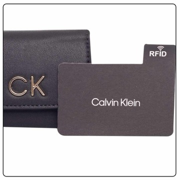 CALVIN KLEIN ZESTAW PORTFEL+BRELOK PREZENT BLACK