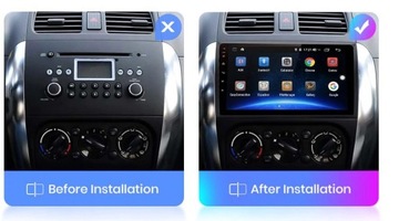 Радио 9' ANDROID Suzuki SX4 GPS WiFi PL+камера