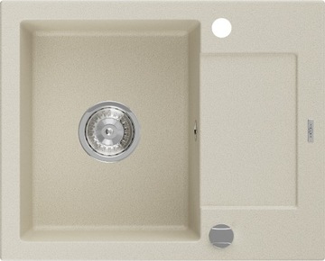 ГРАНИТНАЯ МОЙКА MEXEN ENZO, БЕЛАЯ, АВТОСИФОН