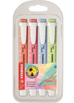 Набор хайлайтеров Stabilo Swing Cool Pastel 4 шт.