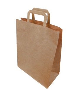 Torba papierowa EKO 26x17x33 brąz 250szt