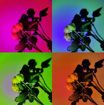 Многоцветная лампа SUNSET RGB ФОН фото + ПУЛЬТ ДИСТАНЦИОННОГО УПРАВЛЕНИЯ