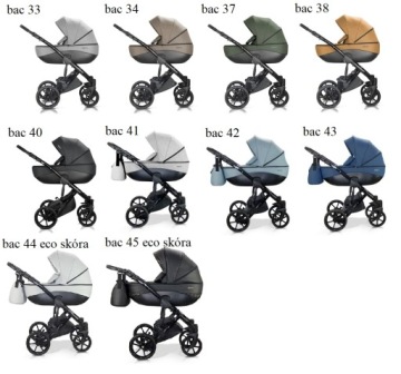 BACIO Milu Kids коляска 3в1 + сиденье 34