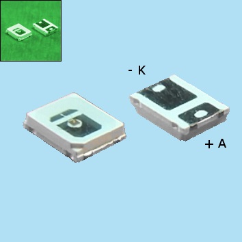 ART LED SMD-2835 Pure-GREEN Cena za 10szt