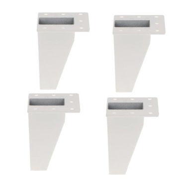 4 sztuki metalowe nóżki do sof anty 10 cm białe
