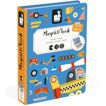 Janod Магнітна головоломка Транспортні засоби Magnetibook