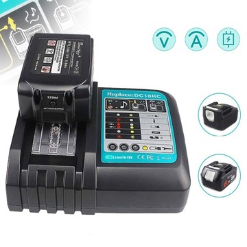 Ładowarka akumulatorów litowo-jonowych do elektronarzędzi Makita 14,4-18V