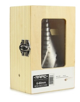 СТУПЕНЧАТОЕ КОНИЧЕСКОЕ СПИРАЛЬНОЕ СВЕРЛО HSS 6-60 мм