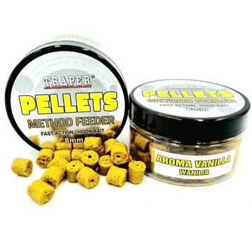 Method Feeder Traper Hook Pellets Wanilia 8mm 50g