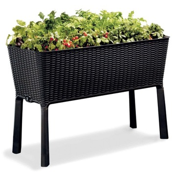 Donica Ogrodowa Podłużna Easy Grow Warzywnik 120l