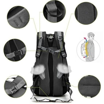 СПОРТИВНЫЙ РЮКЗАК, СУМКА ДЛЯ АЛЬПИОНА, ПУТЕШЕСТВИЕ, ВОДОНЕПРОНИЦАЕМЫЙ 50 Л