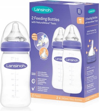 LANSINOH BUTELKA 2 x 240ML