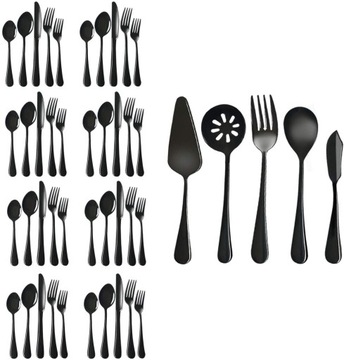 MAGICPRO ZESTAW SZTUĆCY 45 ELEMENTÓW/BLACK / UK