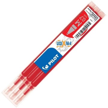 Стержень FriXion Стержни для шариковых ручек REPLACEMENT INK 0,7 красный 3шт PILOT