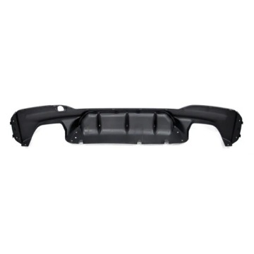 Задний диффузор-вставка для BMW 5 серии G30, G31, M Performance Package, глянцевый, M5Look