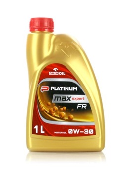 Syntetyczny, wielosezonowy Olej silnikowy PLATINUM Max Expert FR 0W-30 1L