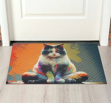 ДОБРО ПОЖАЛОВАТЬ ДОМОЙ КОВРИК ДЛЯ ВХОДНОЙ ДВЕРИ, ЦВЕТНОЙ, 45x75 СМ