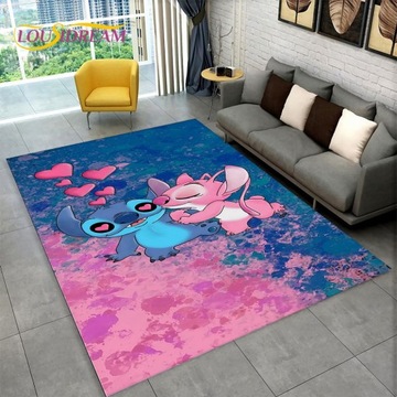 Dywan 3D rysunkowy potwór s-stitch do składania