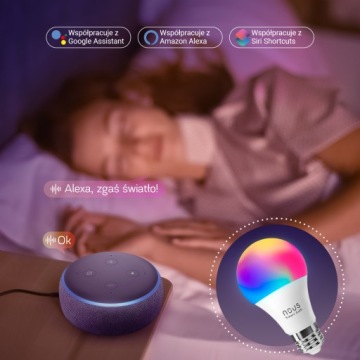 Умная лампочка E27 RGB Zigbee NOUS P3Z TUYA