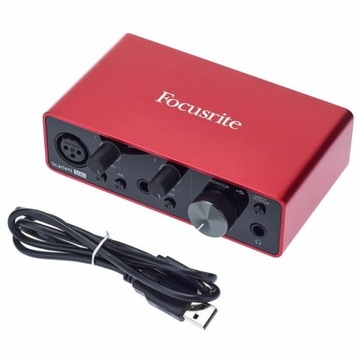Interfejs 2-kanałowy Audio USB 2.0 Focusrite Scarlett Solo 3rd Gen